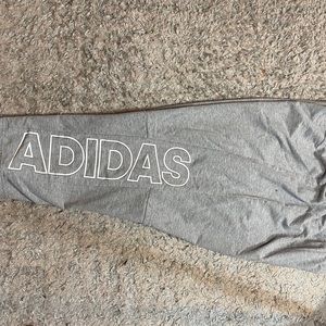 Adidas Gray Workout Capris - Size L